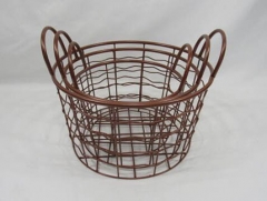wire storage basket gift basket fruit basket set of 3