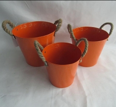 garden pot,flower pot,metal pot,Christmas decorative pot