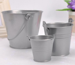 colored metal pot ,garden pot,plant pot,flower pot,zinc pot,set of 3