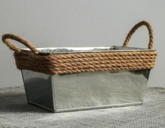 garden pot,flower pot,metal pot,Christmas decorative pot