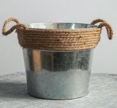 garden pot,flower pot,metal pot,Chirtsmas decorative pot