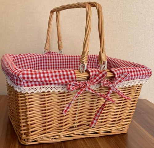 willow shopping basket willow storage basket