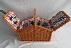 Picnic basket set,wicker picnic basket,wicker hamper