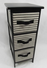 storage drawers,household storage container,made of wooden with fabric baskets