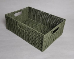 paper rope storage basket gift basket with handle