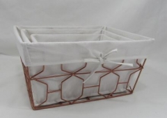 storage basket,gift basket,metal basket,S/3