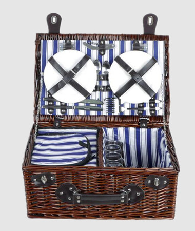 picnic basket set,wicker picnic basket,wicker hamper