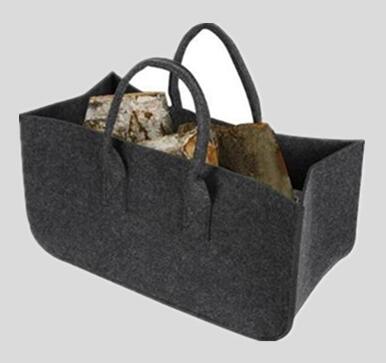 felt log bag storage basket