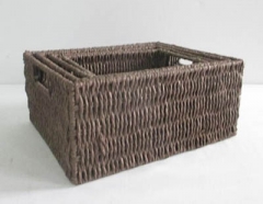 paper rope storage basket gift basket set of 4