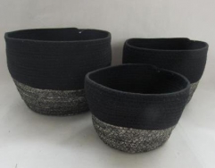 hand woven plant pot