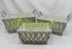 cotton rope storage basket gift basket