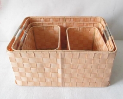 pp webbing storage basket set of 5