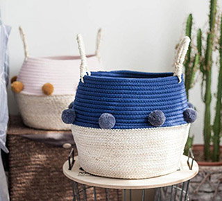 storage basket cotton rope basket