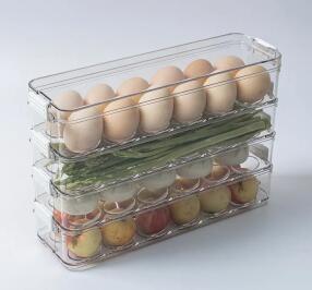 High-quality acrylic transparent eggs boxes with lid