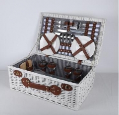 wicker picnic basket willow picnic hamper