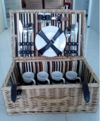 wicker picnic basket willow picnic hamper