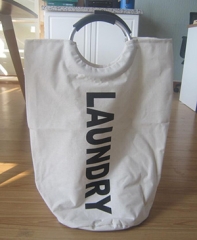 folded laundry basket,canvas laundry basket
