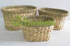 water hyacinth storage basket gift basket fruit basket