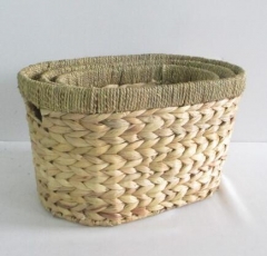 water hyacinth storage basket gift basket fruit basket