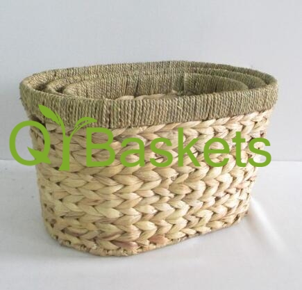 water hyacinth storage basket gift basket fruit basket