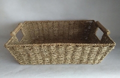 sea grass storage basket gift basket fruit basket