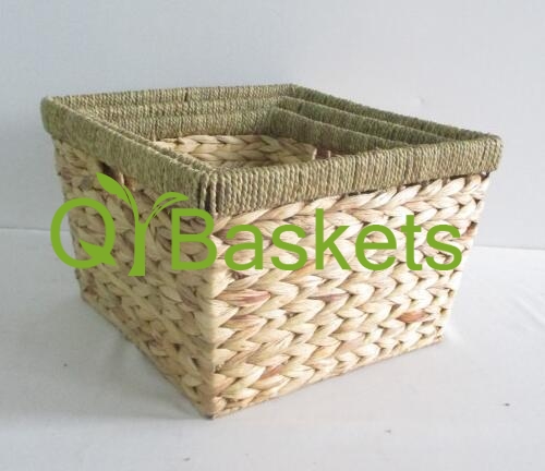 storage basket gift basket fruit basket made of water hyacinth
